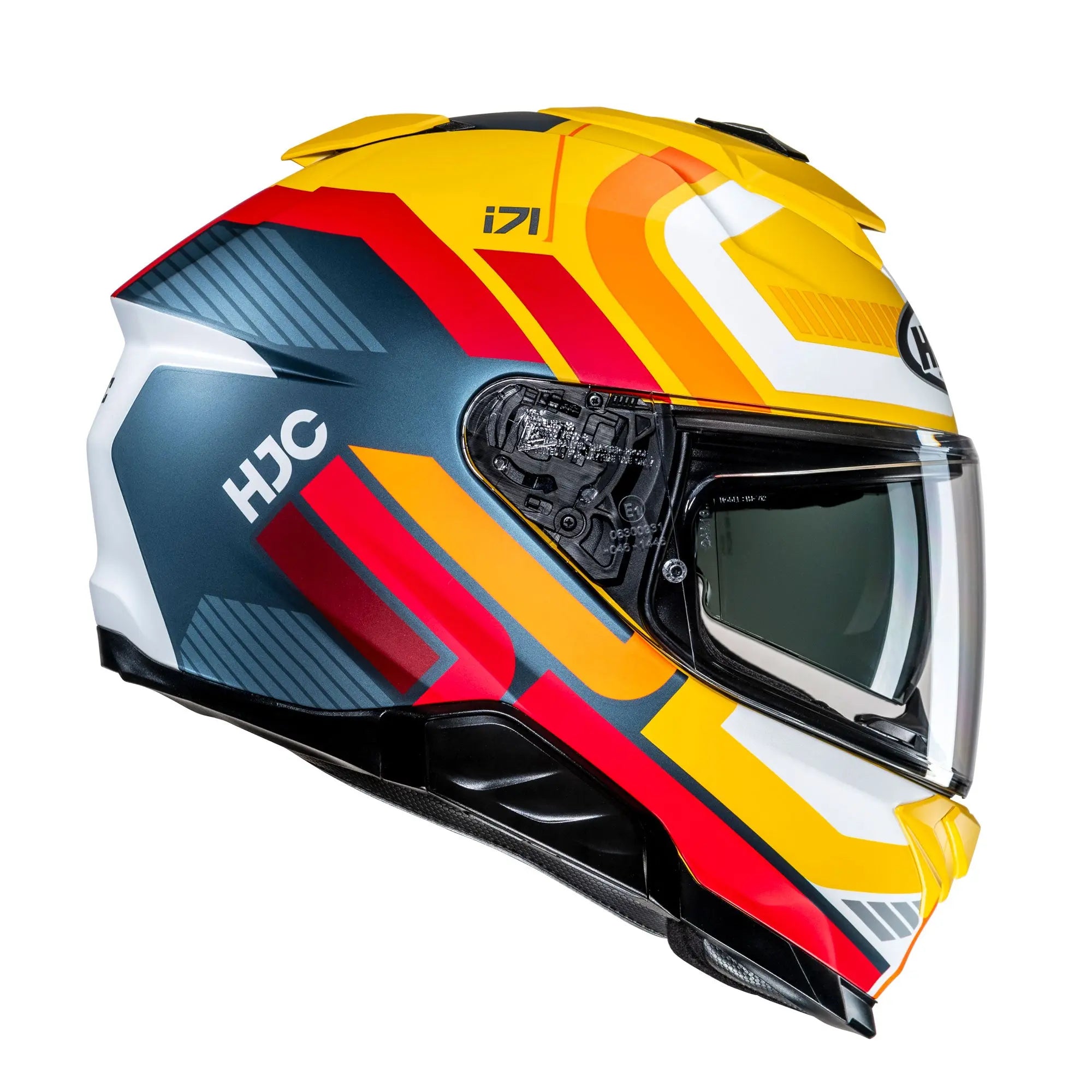HJC i71 Viz MC3SF Yellow - FREE UK Shipping, FREE 365 Day Returns | Moto Central