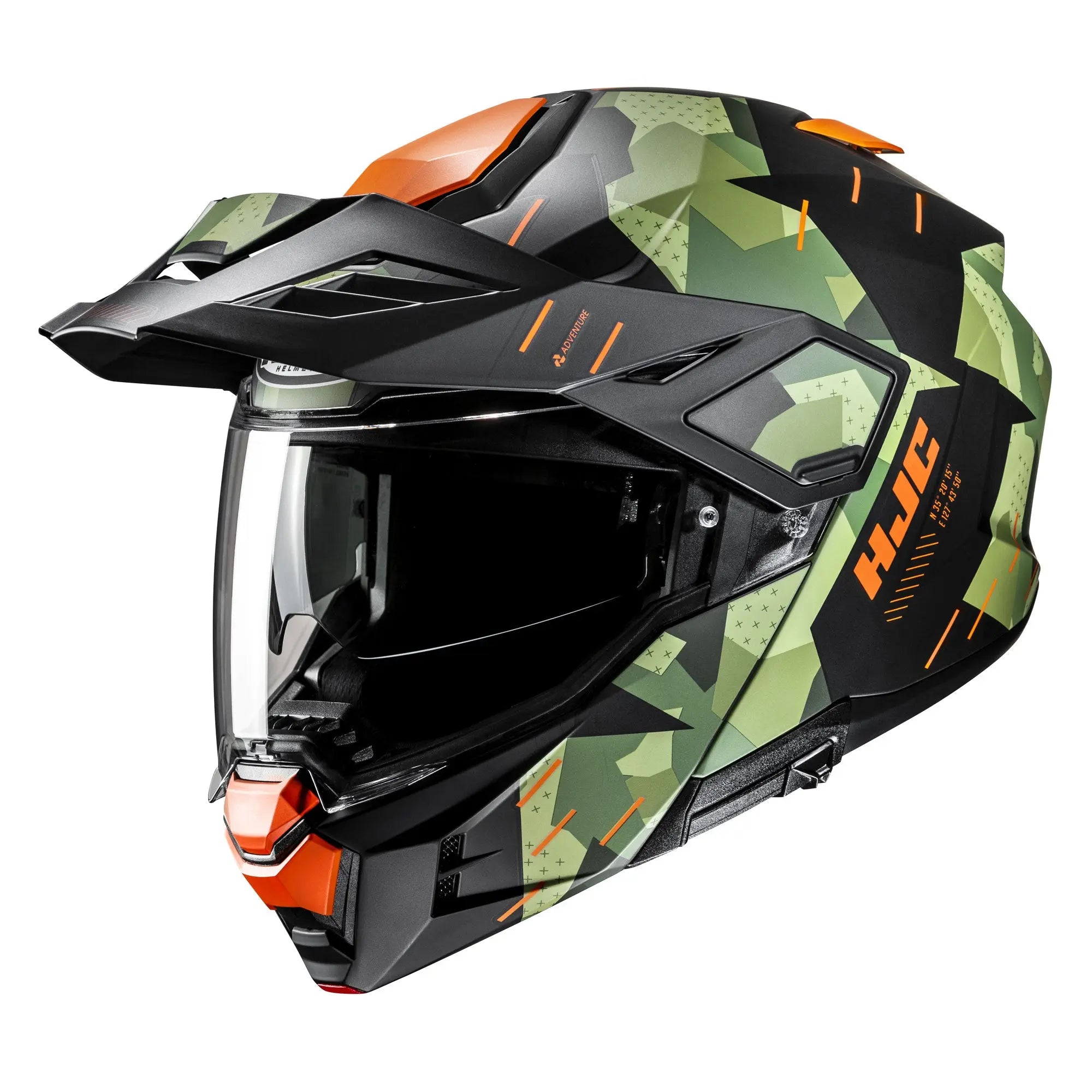 HJC i80 Roki Adventure MC47SF Orange / Black  - FREE UK Shipping, FREE 365 Day Returns | Moto Central