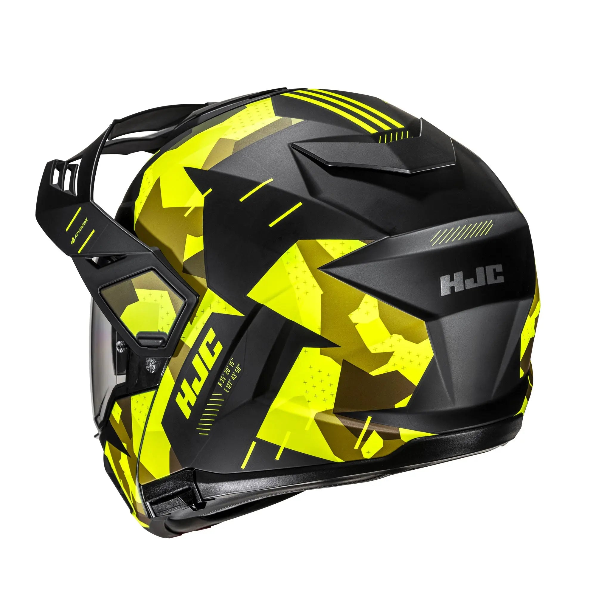 HJC i80 Roki Adventure MC3HSF Yellow - FREE UK Shipping, FREE 365 Day Returns | Moto Central