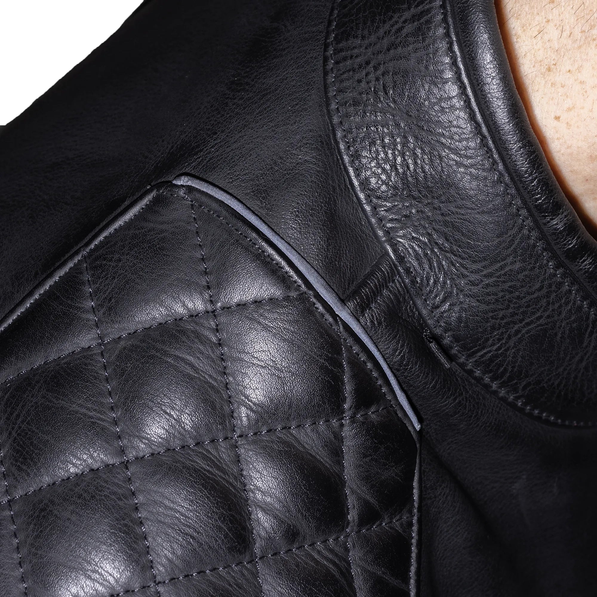 Oxford Route 73 3.0 Leather Jacket Black FREE UK Delivery, FREE 365 Day Returns | Moto Central