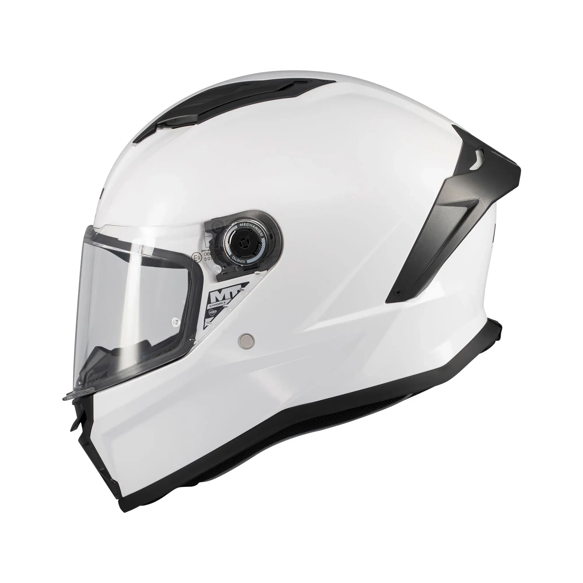 MT Helmets Stinger 2 Pure A0 Gloss White FREE UK Delivery, FREE 365 Day Returns | Moto Central
