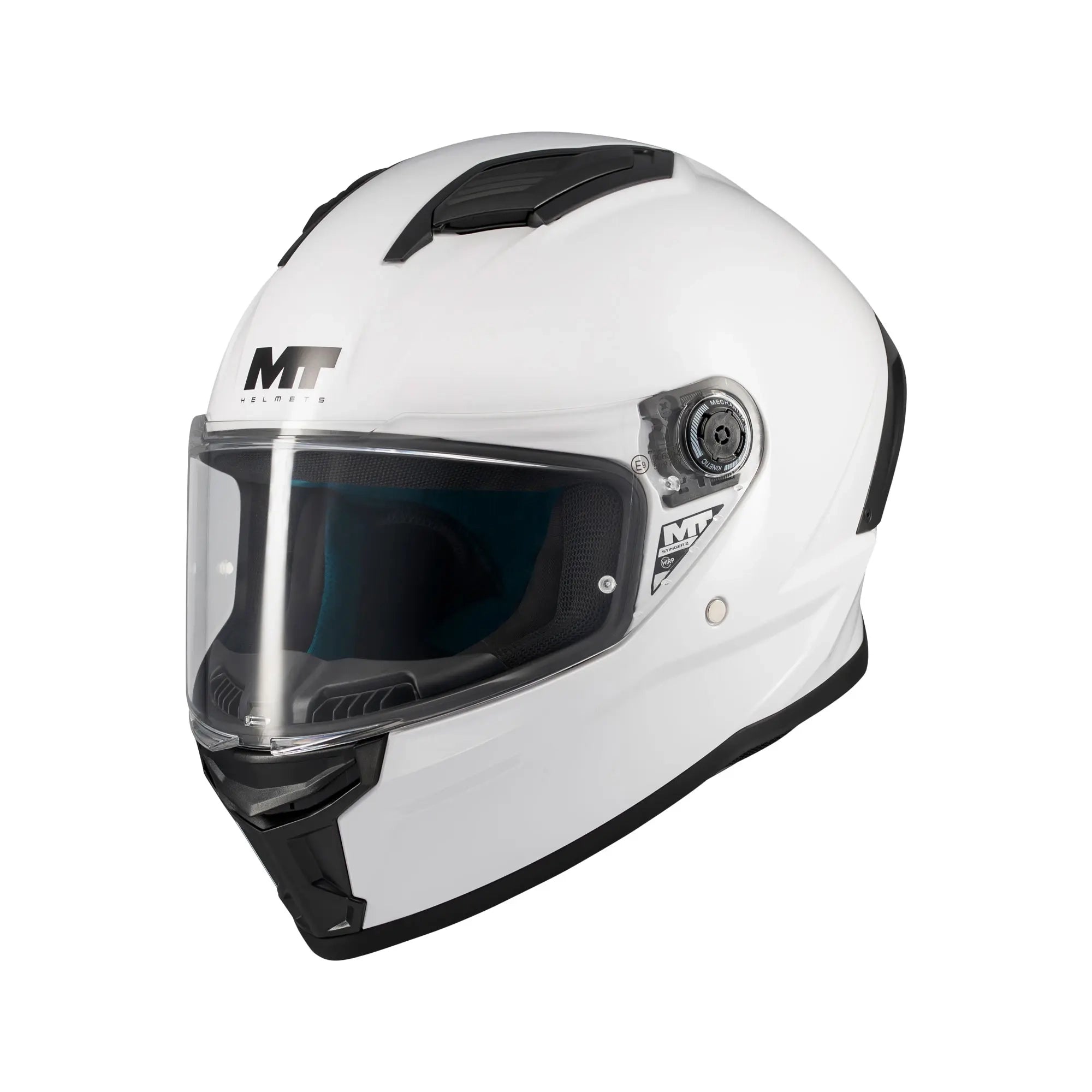 MT Helmets Stinger 2 Pure A0 Gloss White FREE UK Delivery, FREE 365 Day Returns | Moto Central