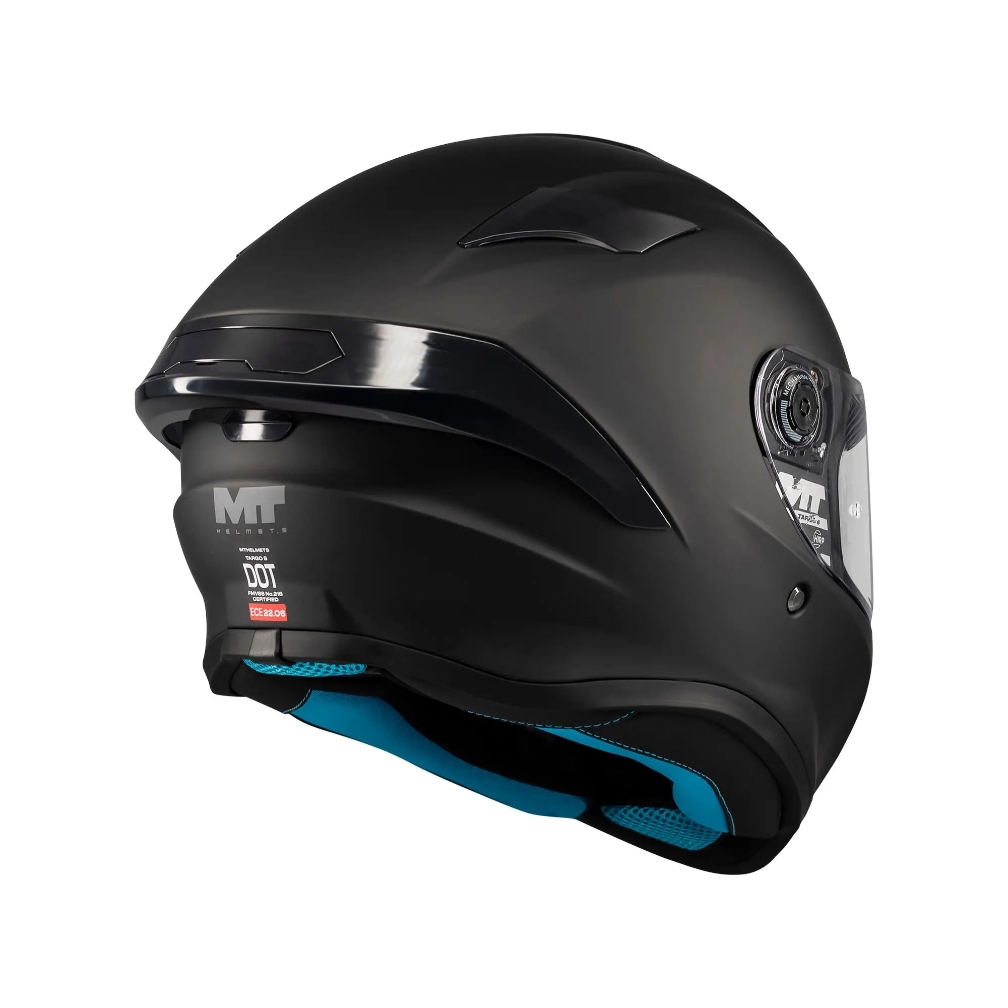MT Helmets Targo S Pure A1 Matt Black FREE UK Delivery, FREE 365 Day Returns | Moto Central