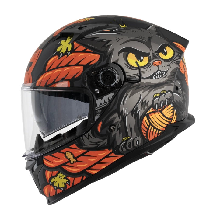 MT Helmets Braker SV The King C4 Matt Black / Orange