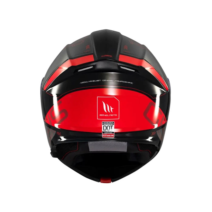 MT Helmets Genesis SV Atempo B5 Gloss Red