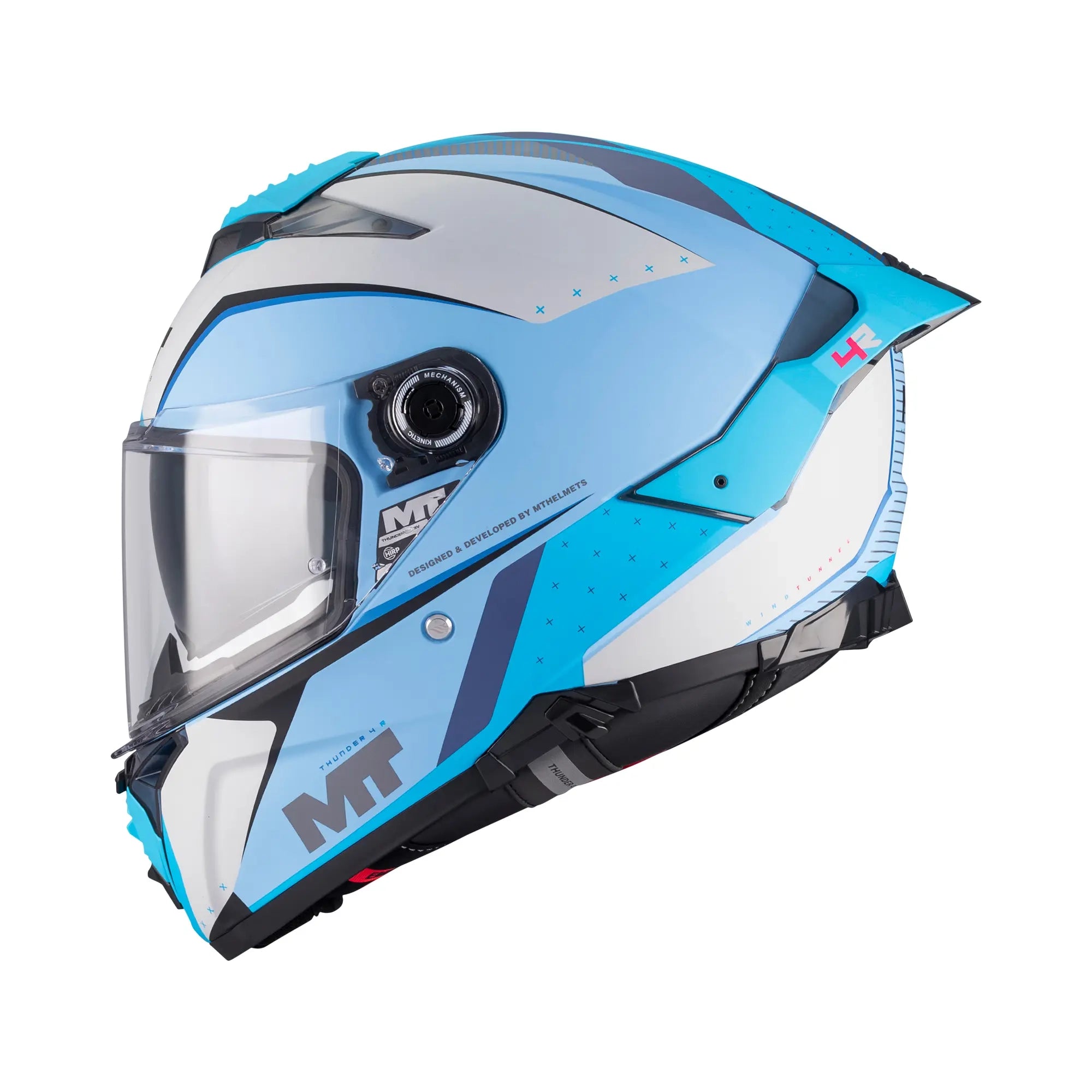 MT Helmets Thunder 4 R Wind Tunnel C7 Matt Blue