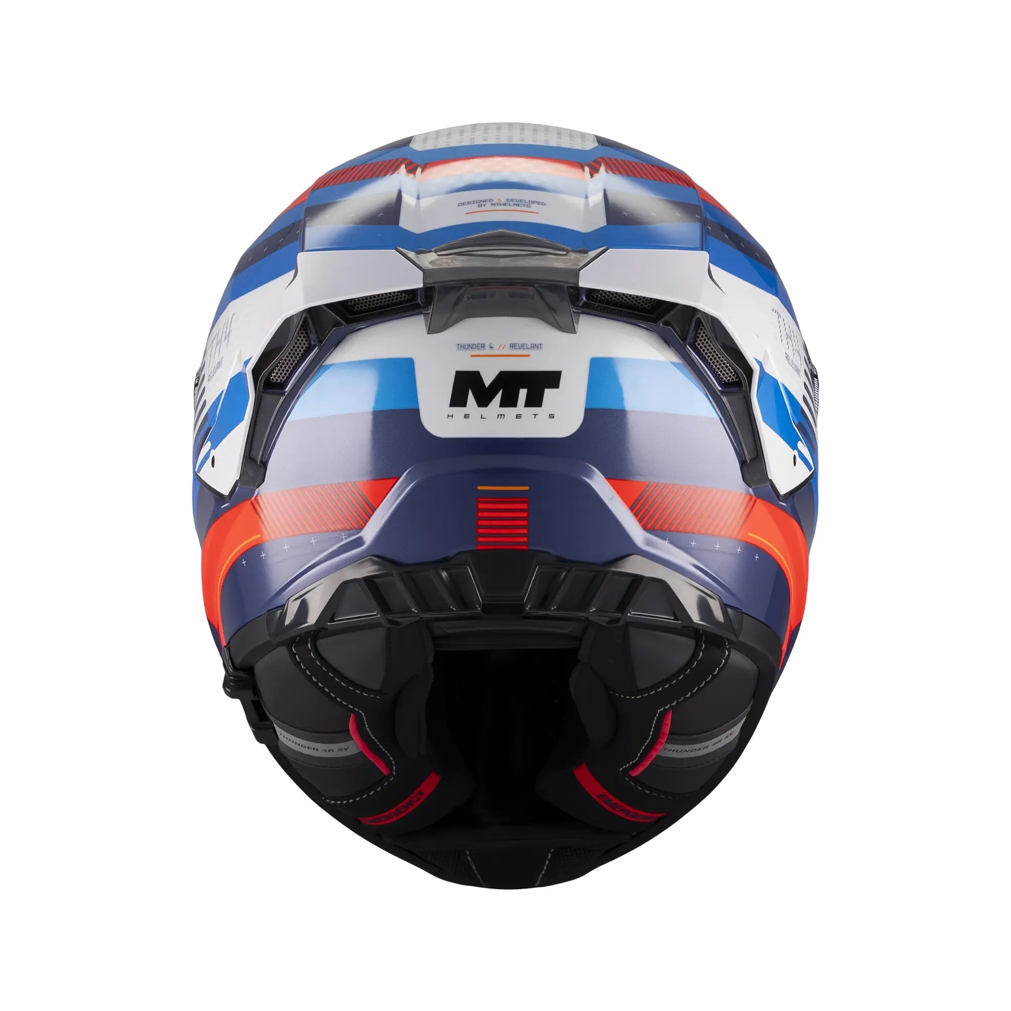 MT Helmets Thunder 4 R Relevant C5 Gloss Blue / Red / Grey