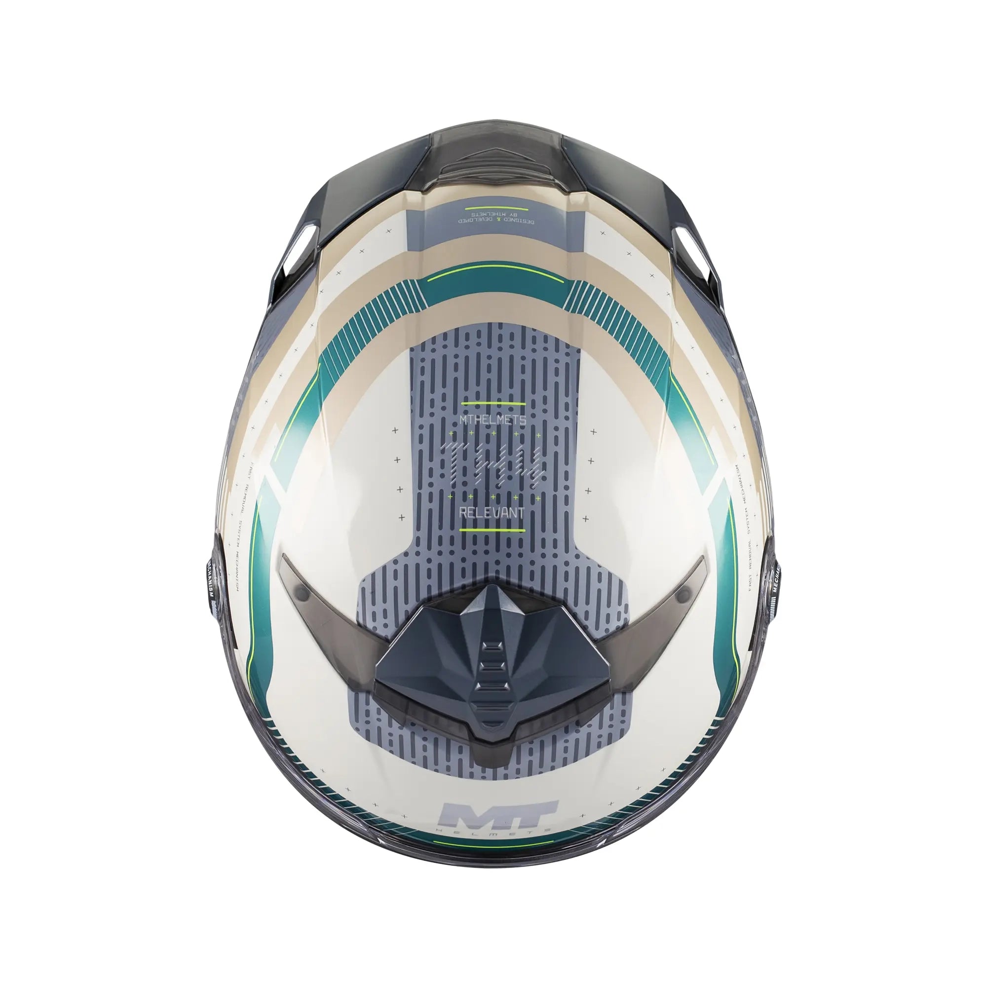 MT Helmets Thunder 4 R Relevant C6 Gloss Grey / Green