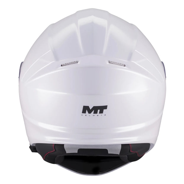 MT Helmets Genesis R Pure A0 Gloss White - FREE UK Delivery, FREE 365 Day Returns | Moto Central