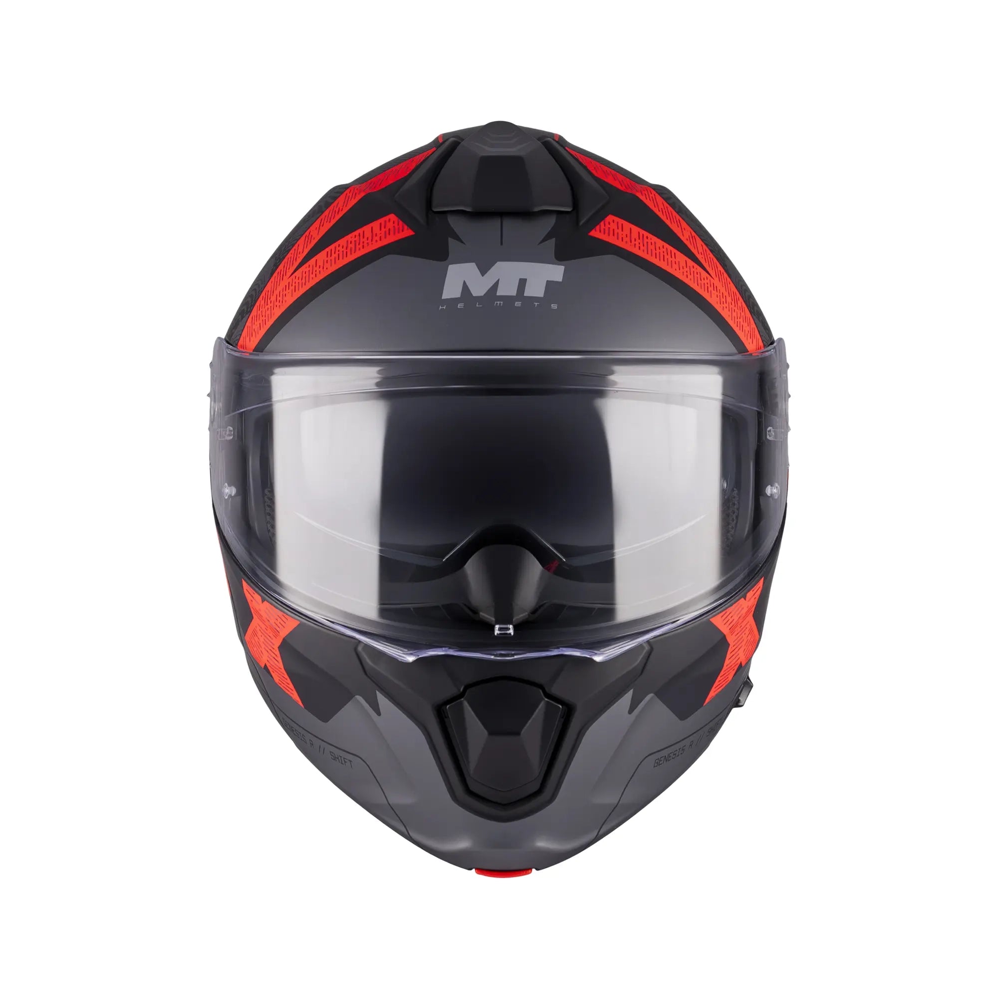 MT Helmets Genesis R Shift B15 Matt Black / Red