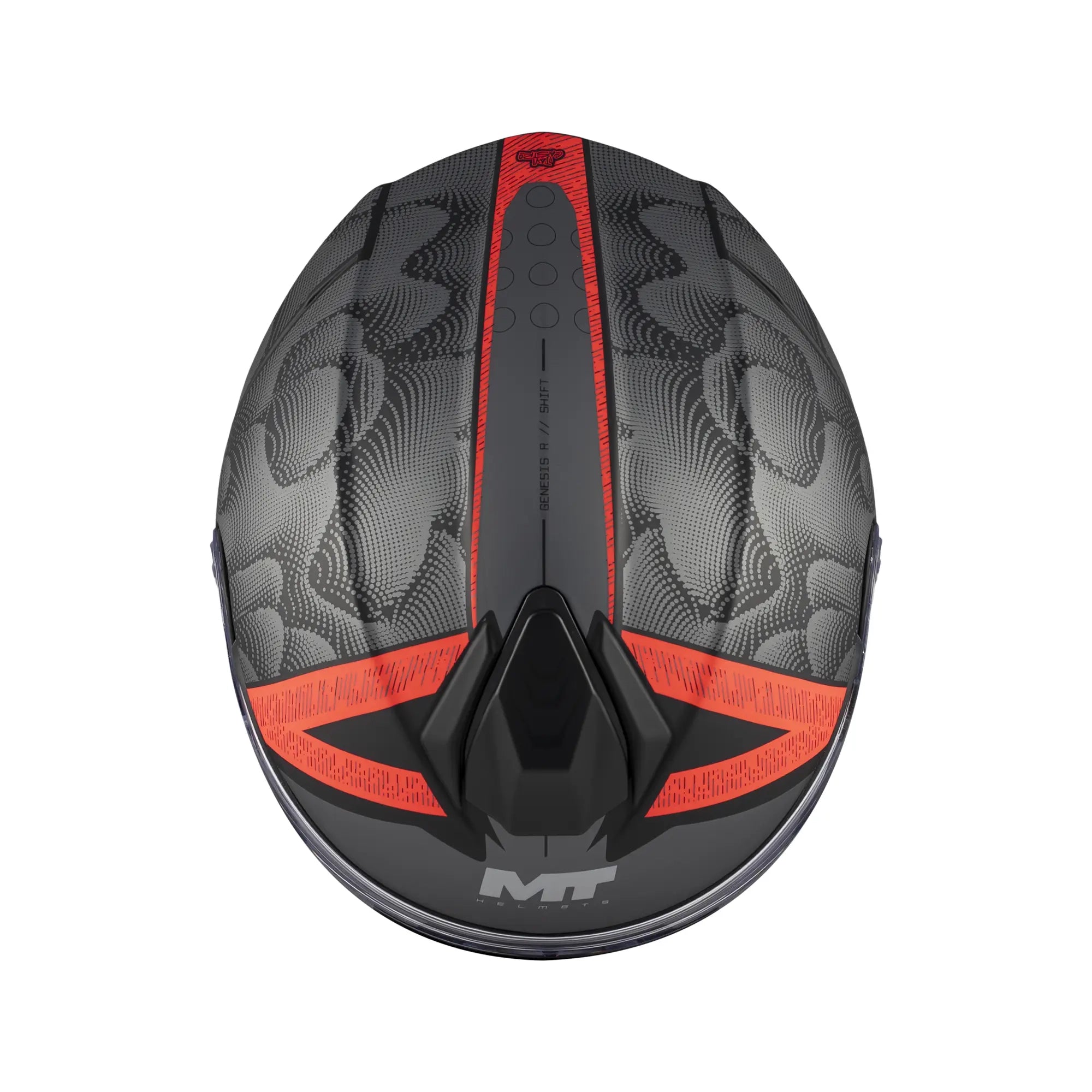 MT Helmets Genesis R Shift B15 Matt Black / Red
