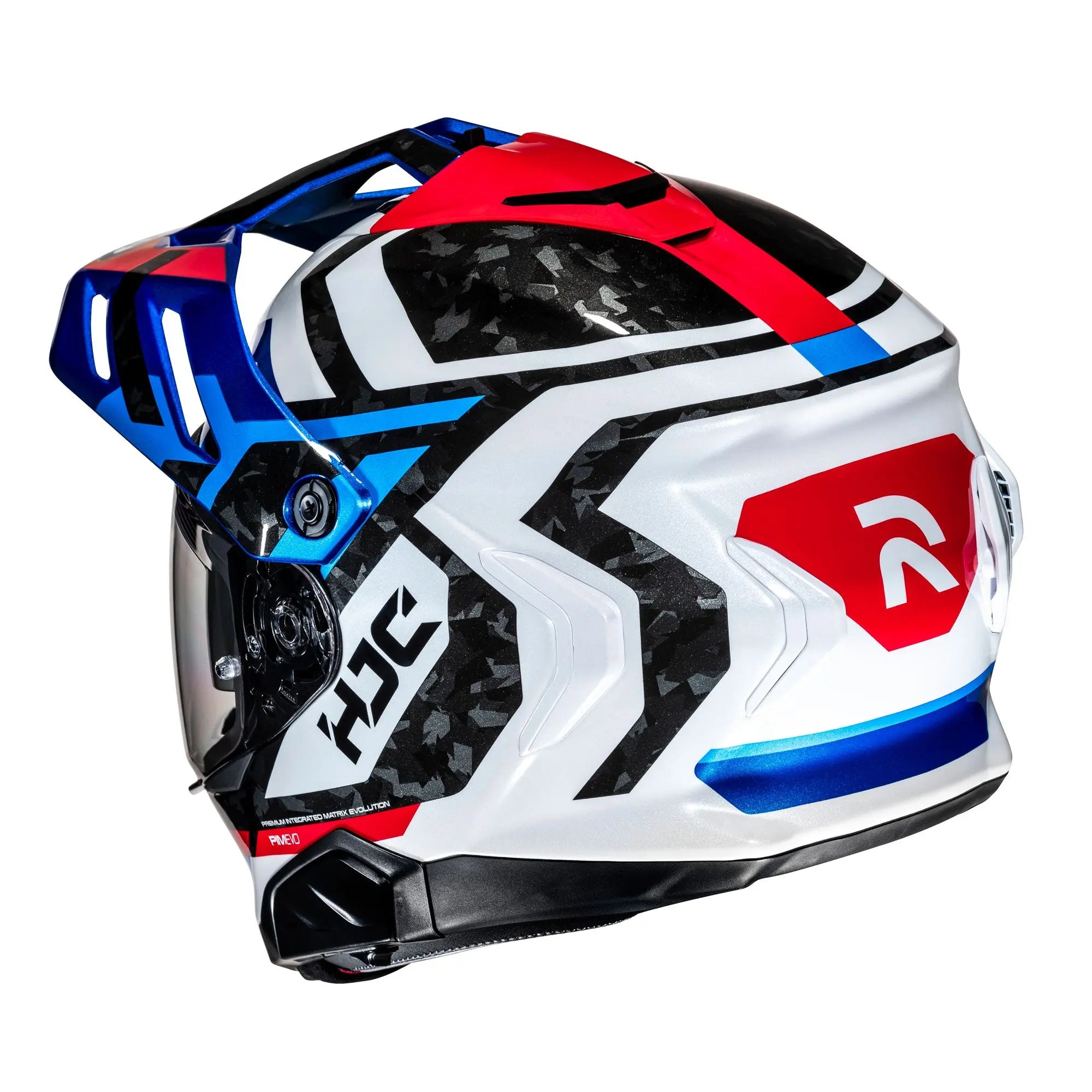 HJC RPHA 60 Dakar Adventure MC21 White / Red / Blue - FREE UK Shipping, FREE 365 Day Returns | Moto Central