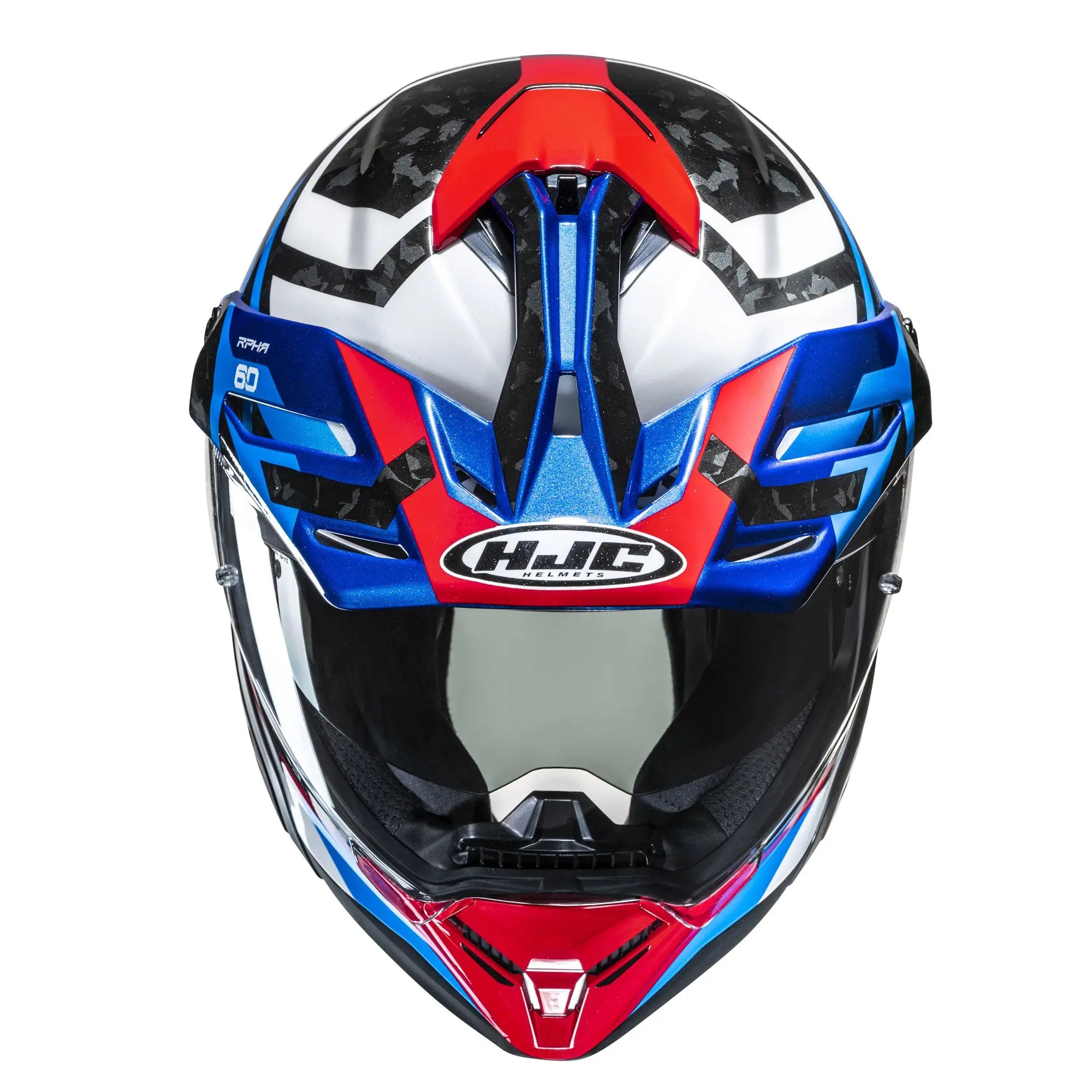 HJC RPHA 60 Dakar Adventure MC21 White / Red / Blue - FREE UK Shipping, FREE 365 Day Returns | Moto Central