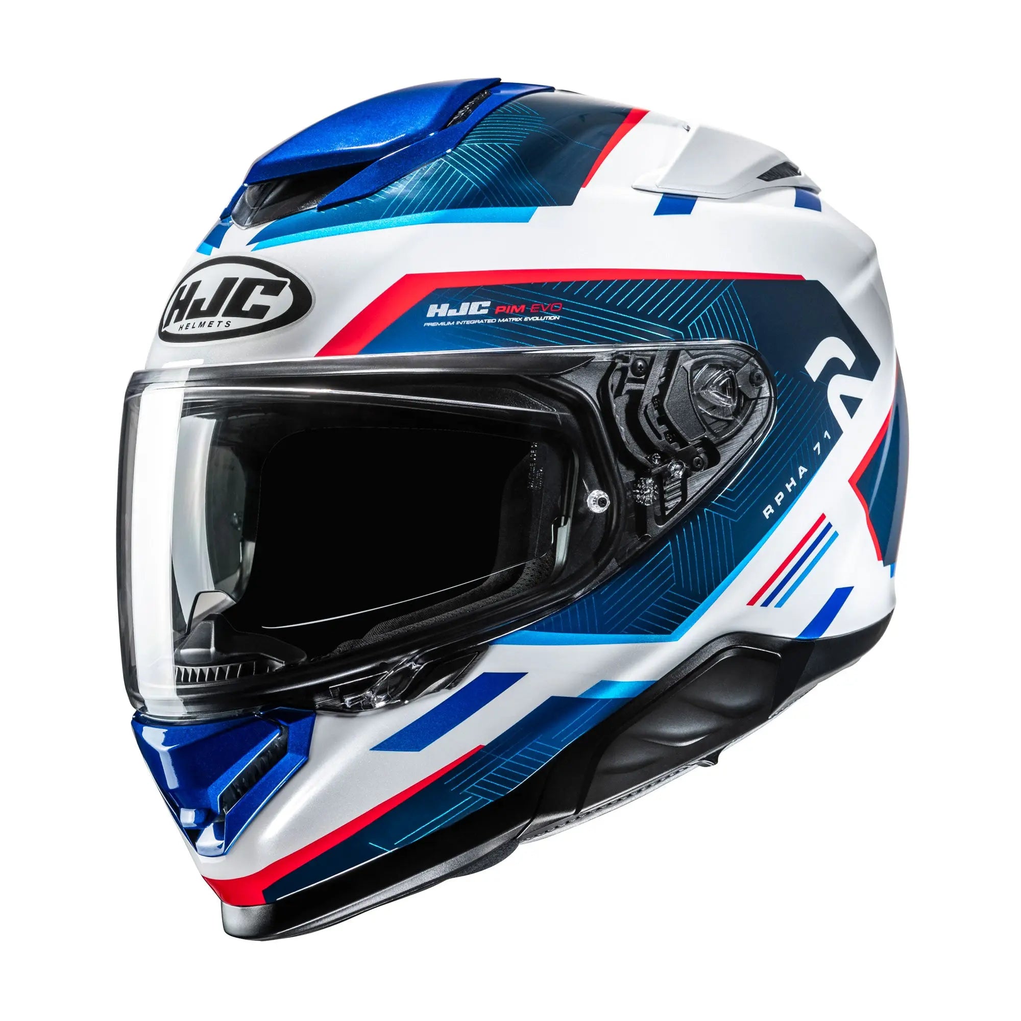 HJC RPHA 71 Ellon MC21 White / Red / Blue  - FREE UK Shipping, FREE 365 Day Returns | Moto Central
