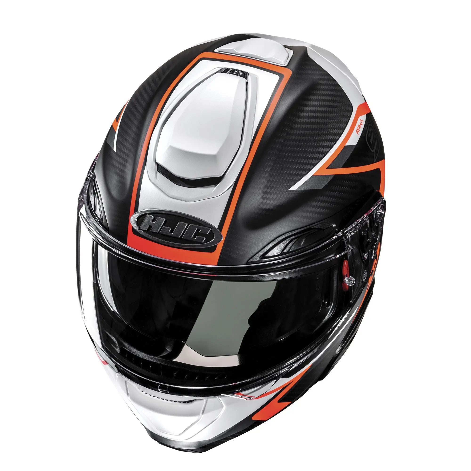 HJC RPHA 91 Carbon Lagos MC6HSF Orange - FREE UK Shipping, FREE 365 Day Returns | Moto Central