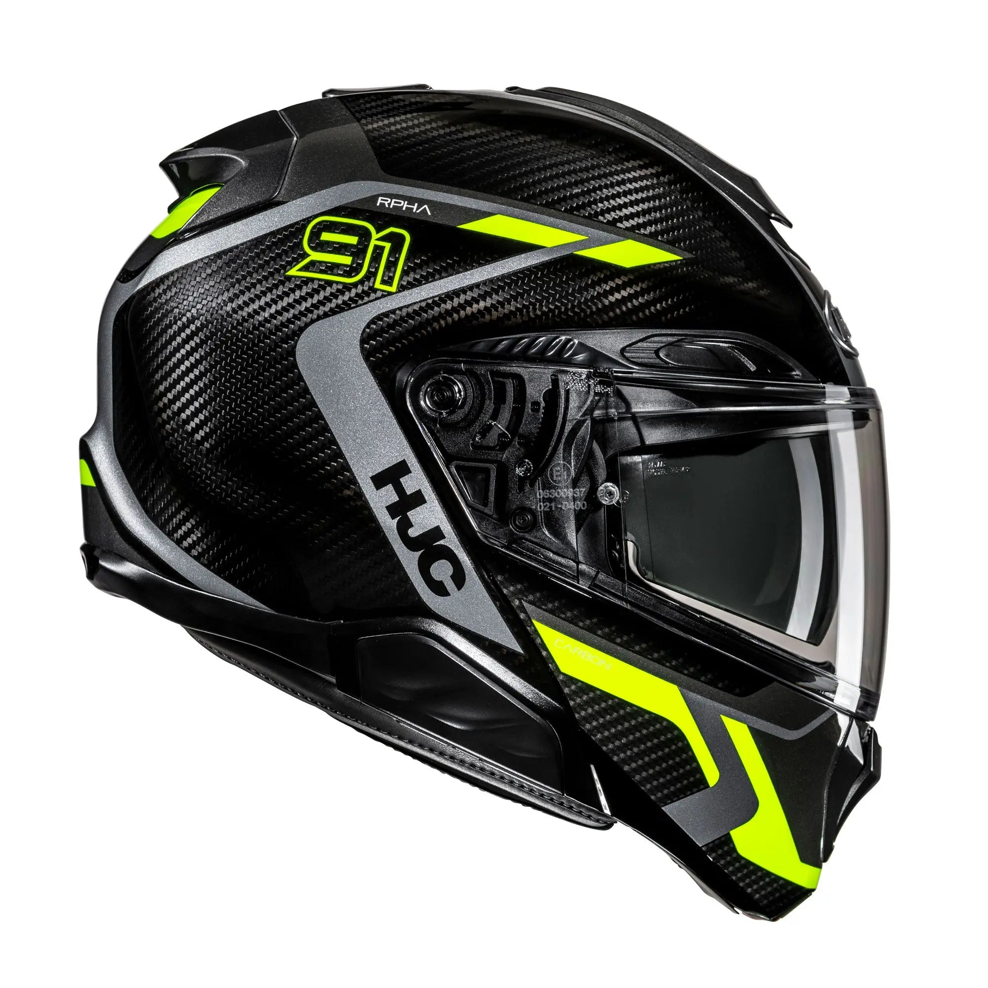HJC RPHA 91 Carbon Lagos MC3H Yellow - FREE UK Shipping, FREE 365 Day Returns | Moto Central