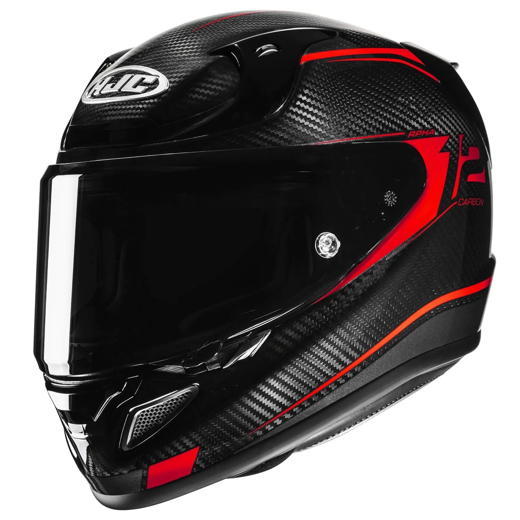 HJC RPHA 12 Carbon Keres MC1 Red - FREE UK Shipping, FREE 365 Day Returns | Moto Central