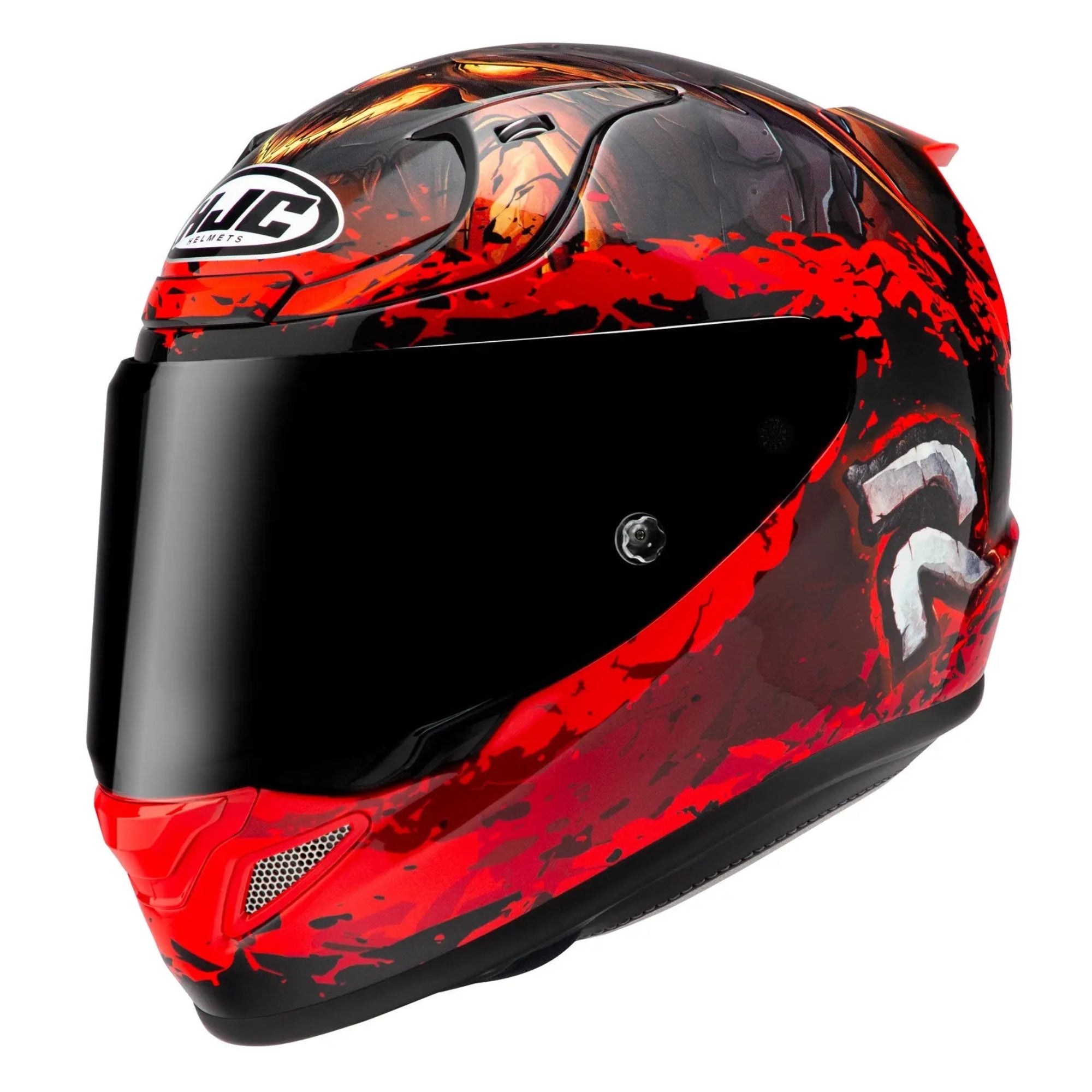 HJC RPHA 12 Diablo Blizzard MC1 Red - FREE UK Shipping, FREE 365 Day Returns | Moto Central