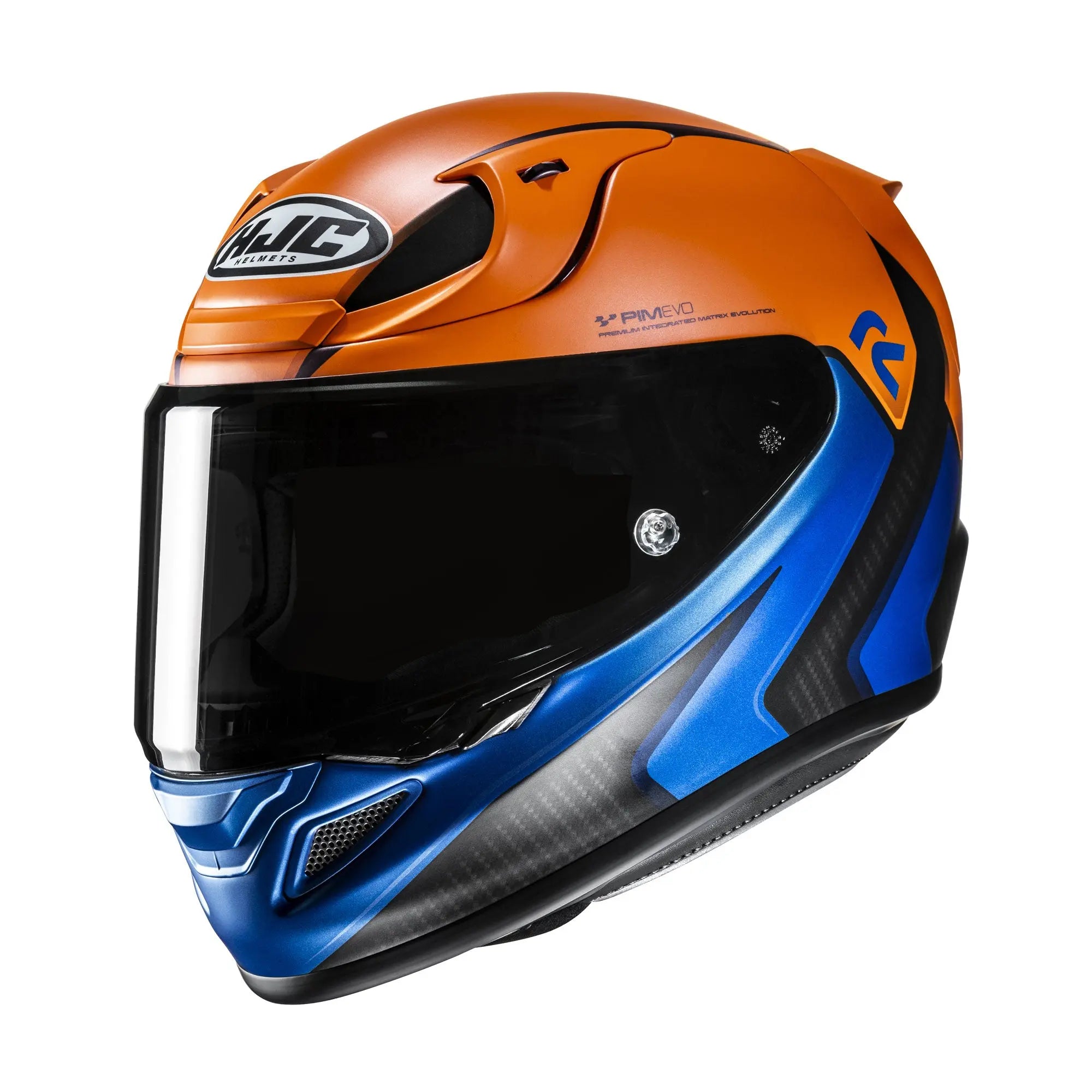 HJC RPHA 12 Kos MC27SF Blue / Orange  - FREE UK Shipping, FREE 365 Day Returns | Moto Central