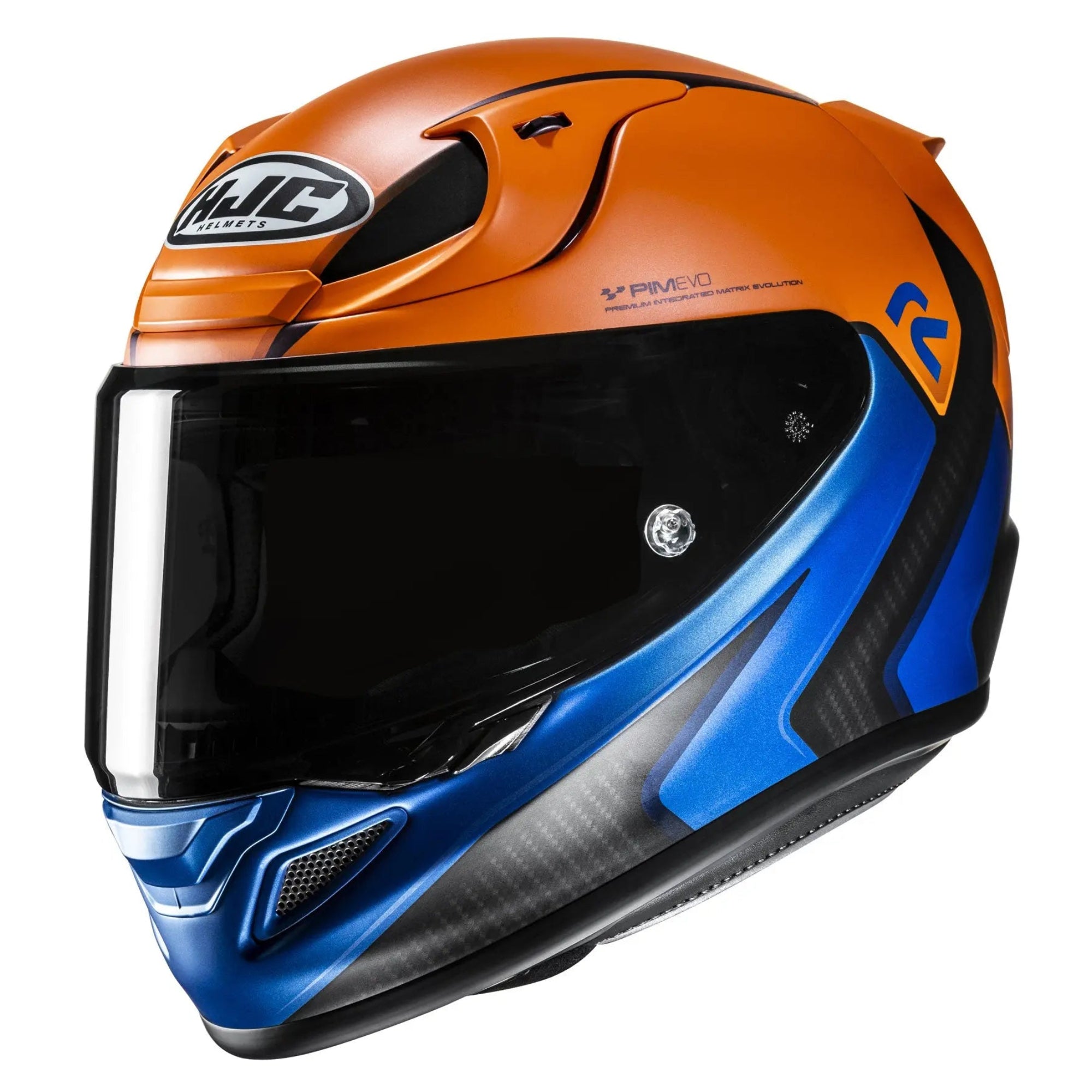 HJC RPHA 12 Kos MC27SF Blue / Orange - FREE UK Shipping, FREE 365 Day Returns | Moto Central