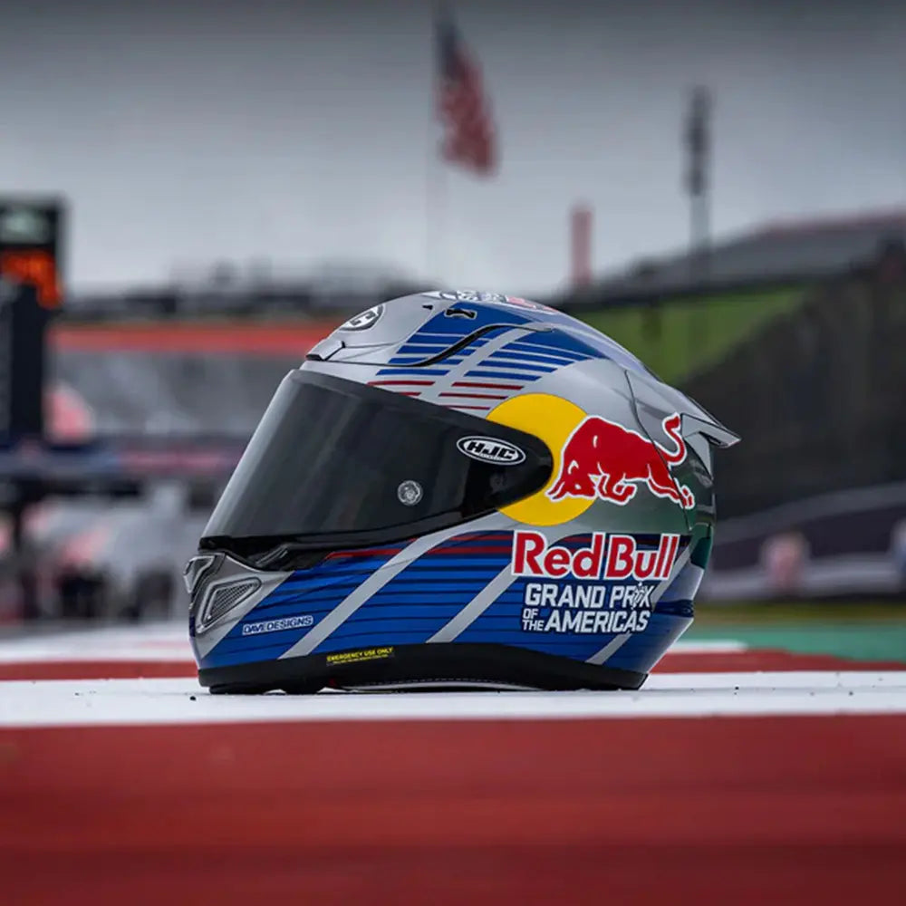 HJC RPHA 12 Red Bull Austin GP 2 MC21 White / Red / Blue