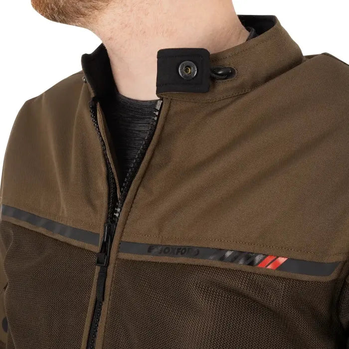 Oxford Arizona 2.0 Air Textile Jacket Brown FREE UK Delivery, FREE 365 Day Returns | Moto Central