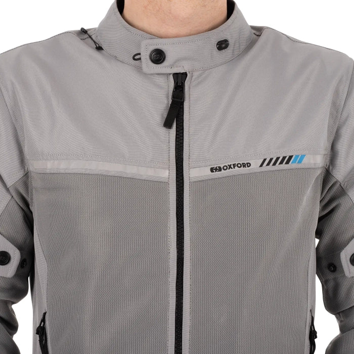 Oxford Arizona 2.0 Air Textile Jacket Grey FREE UK Delivery, FREE 365 Day Returns | Moto Central