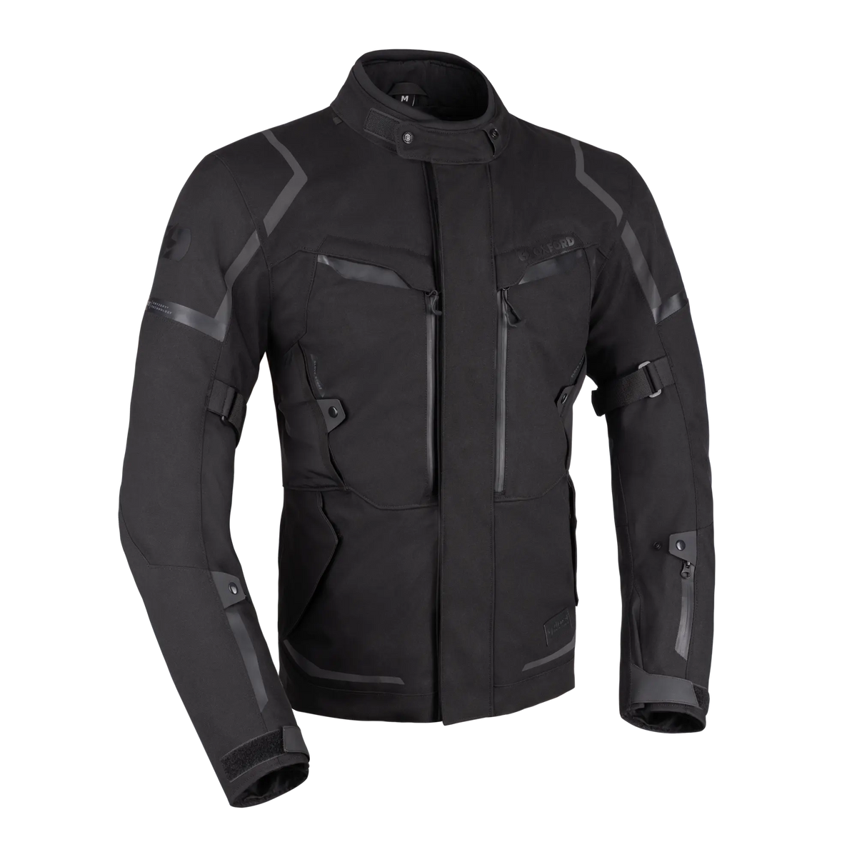 Oxford Global 1.0 Dry2Dry Laminate Textile Jacket Stealth Black FREE UK Delivery, FREE 365 Day Returns | Moto Central