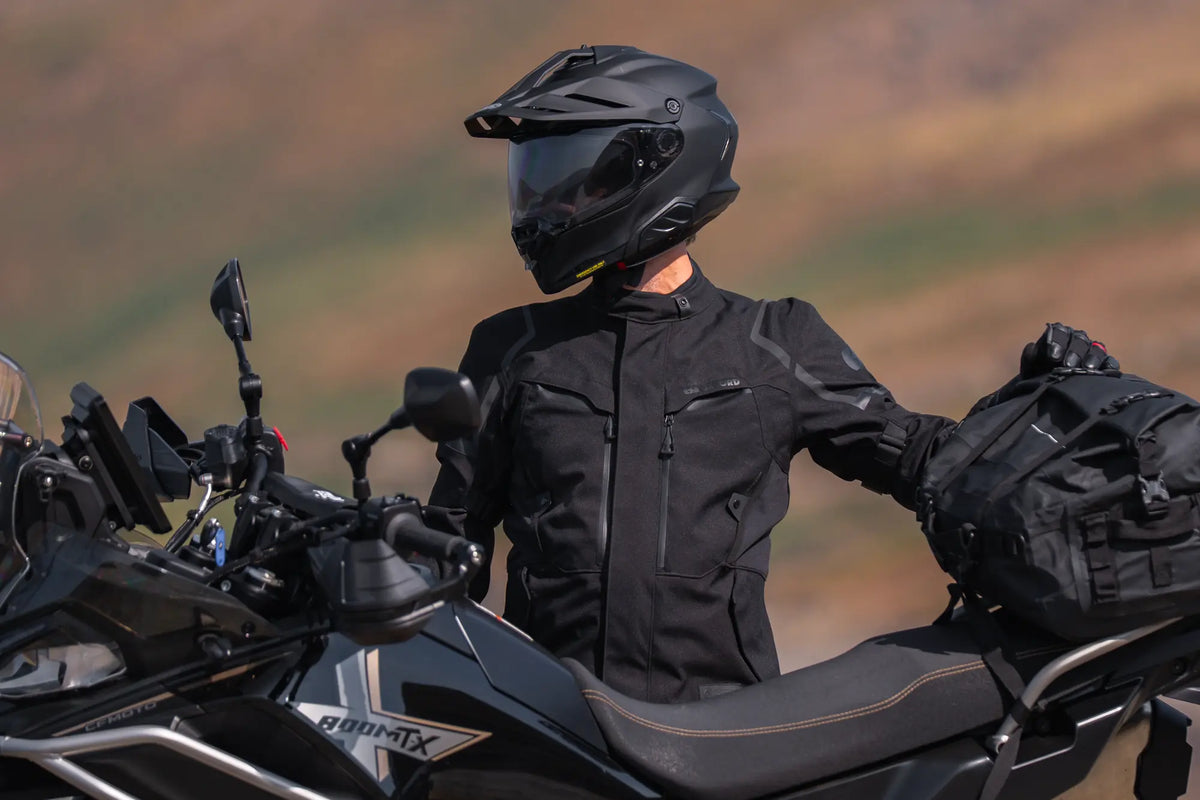 Oxford Global 1.0 Dry2Dry Laminate Textile Jacket Stealth Black FREE UK Delivery, FREE 365 Day Returns | Moto Central