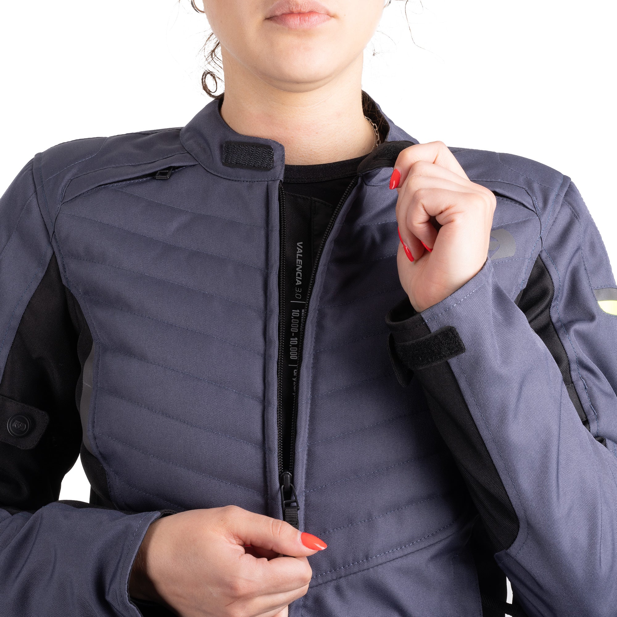 Oxford Valencia D2D 3.0 Ladies Textile Jacket Grey / Black - FREE UK Shipping, FREE 365 Day Returns | Moto Central