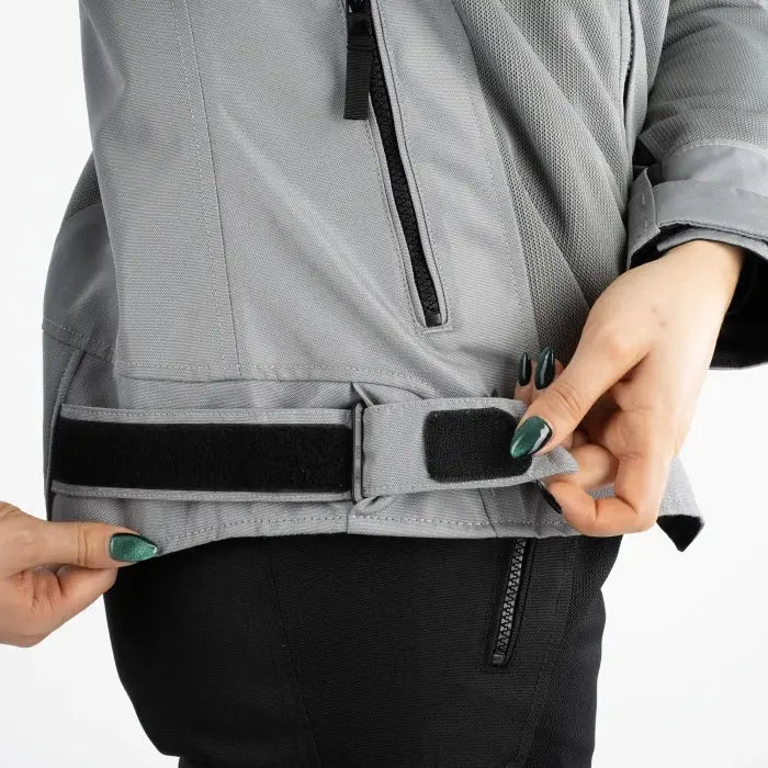 Oxford Arizona 2.0 Air Ladies Textile Jacket Grey FREE UK Delivery, FREE 365 Day Returns | Moto Central