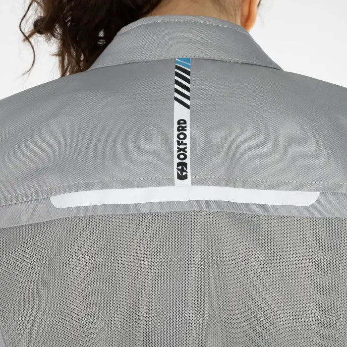 Oxford Arizona 2.0 Air Ladies Textile Jacket Grey FREE UK Delivery, FREE 365 Day Returns | Moto Central