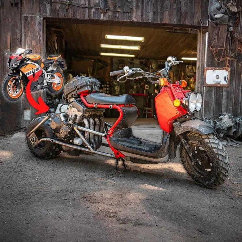Unleashing-the-Ruckus-Repsol-Edition-A-180bhp-Symphony-of-Madness-by-Grind-Hard-Plumbing-Co - FREE UK Shipping, FREE 365 Day Returns | Moto Central