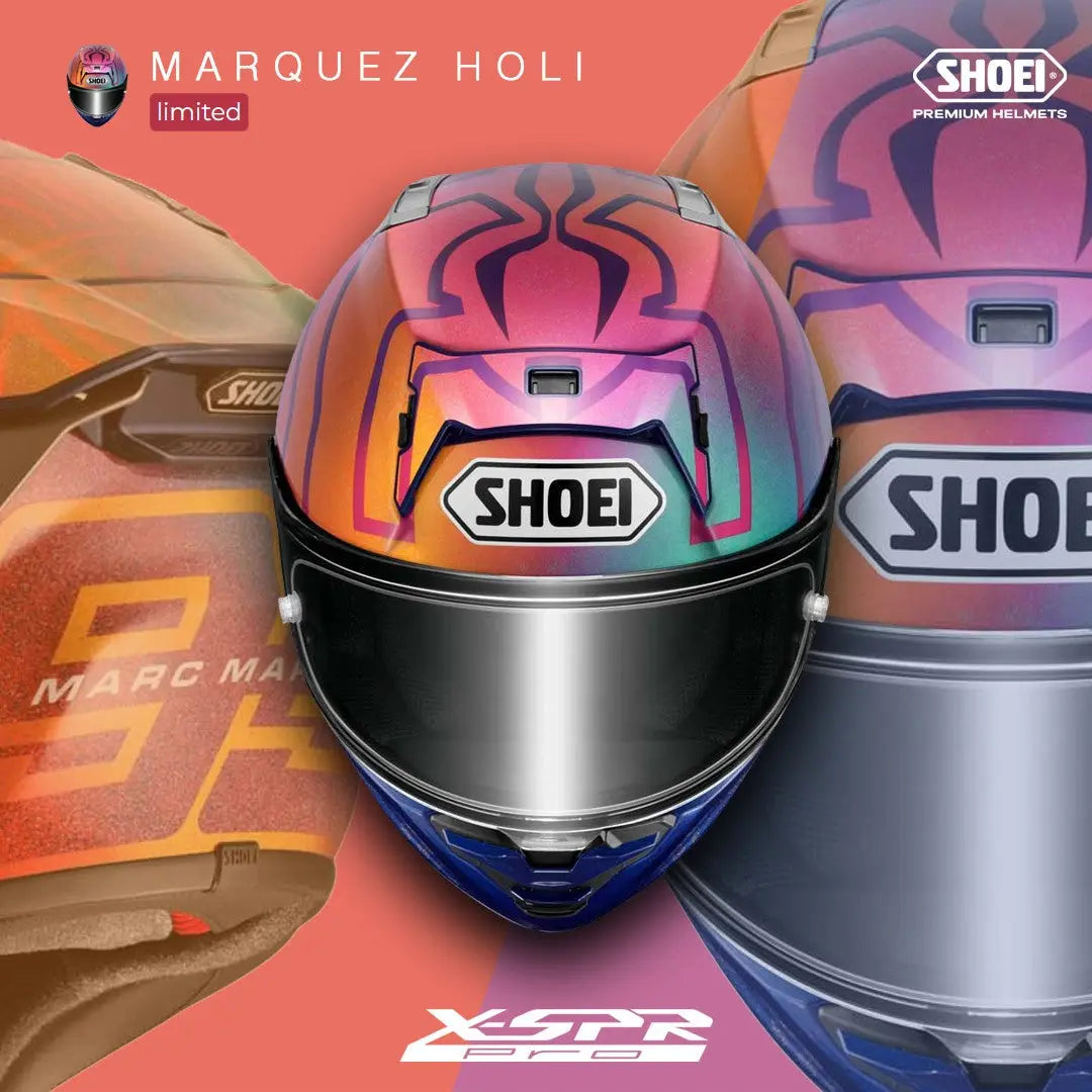 Limited-Edition-Shoei-X-SPR-Pro-Marquez-Holi-TC1-Red-Now-Available-for-Pre-Order-at-MotoCentral - FREE UK Shipping, FREE 365 Day Returns | Moto Central