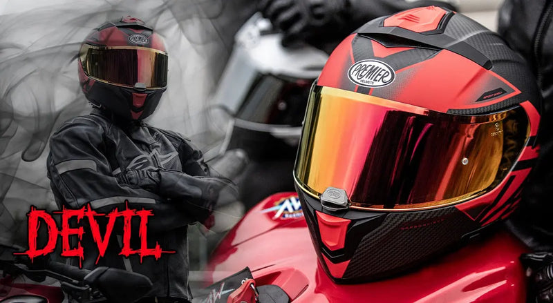 Premier Devil Helmet Review - Aggressive Urban Styling with Everyday Road Comfort - FREE UK Shipping, FREE 365 Day Returns | Moto Central