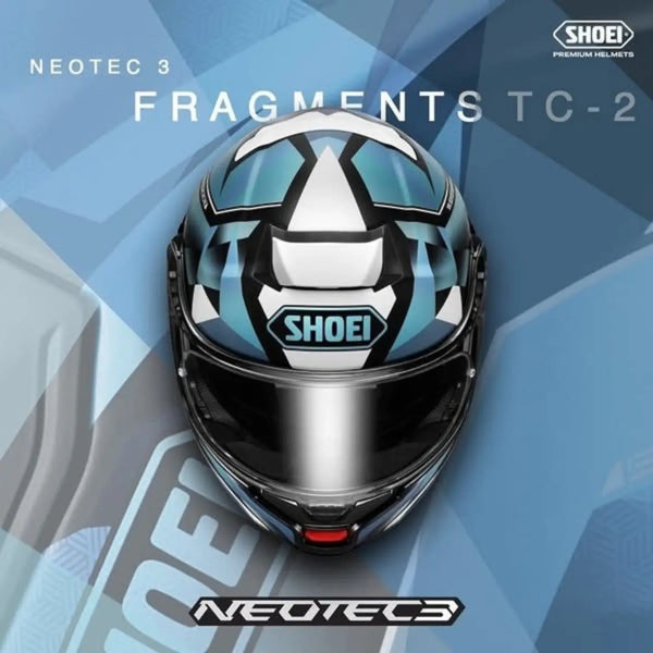 Gear-Up-with-the-Shoei-Neotec-3-Fragments-TC2-Blue-Now-Available-at-MotoCentral - FREE UK Shipping, FREE 365 Day Returns | Moto Central