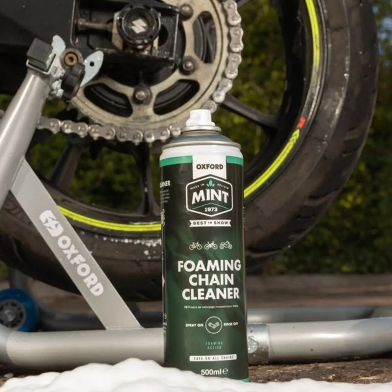 Get-Your-Chain-Minty-Fresh-with-Oxford-s-Foaming-Cleaner-Now-at-Moto-Central - FREE UK Shipping, FREE 365 Day Returns | Moto Central