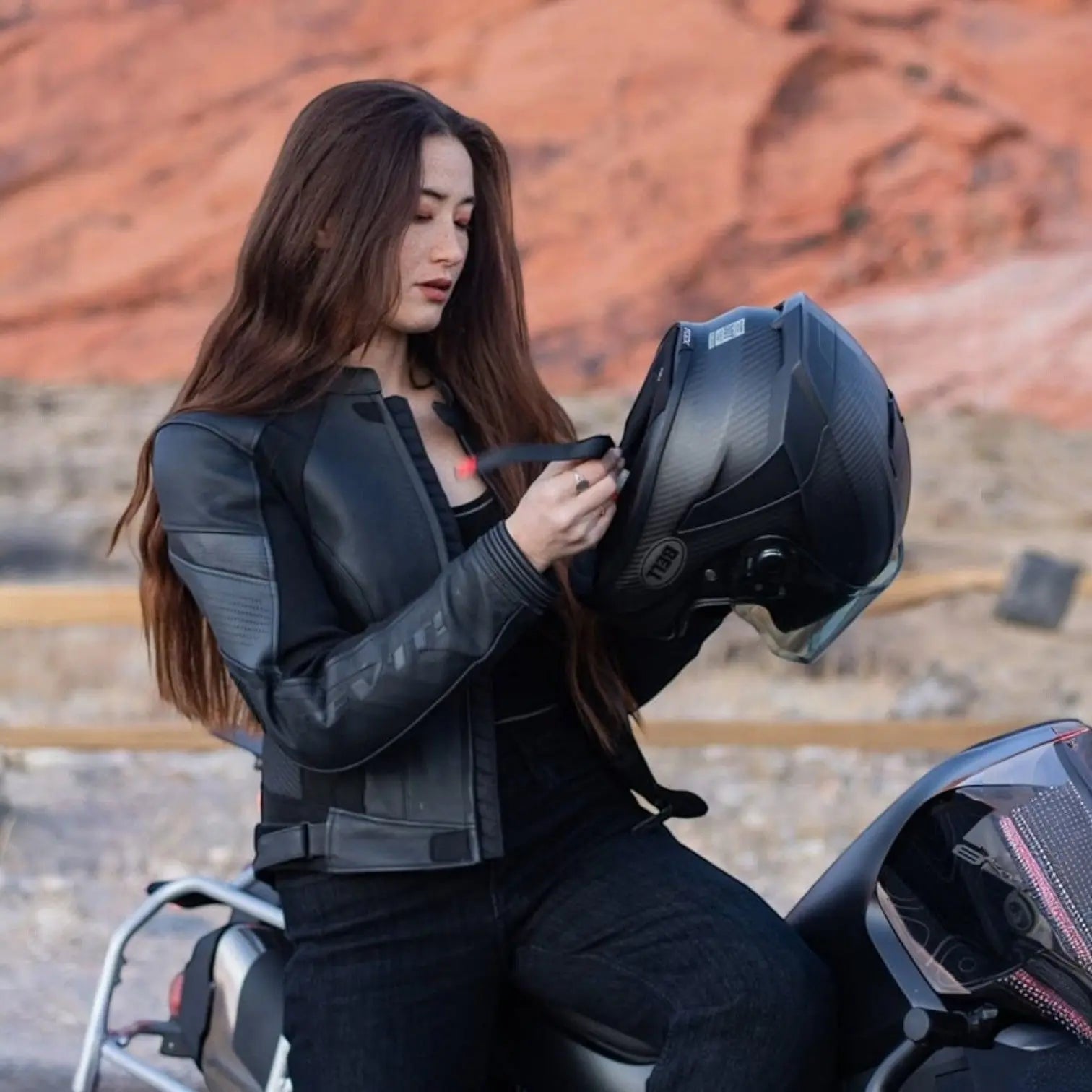 Rev-it-Xena-4-Ladies-Leather-Jacket-Ride-Fierce-Fast-with-Moto-Central - FREE UK Shipping, FREE 365 Day Returns | Moto Central