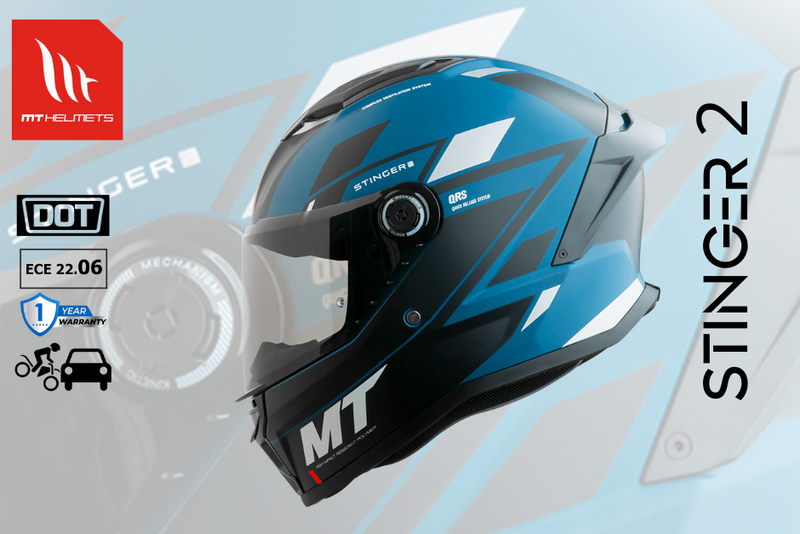 MT Stinger 2 Helmet Review: Affordable Full-Face Protection with 5-Star Safety - FREE UK Shipping, FREE 365 Day Returns | Moto Central
