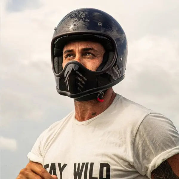DMD SeventySeven Helmet - Classic Open-Face Style With Modern Simplicity - FREE UK Shipping, FREE 365 Day Returns | Moto Central