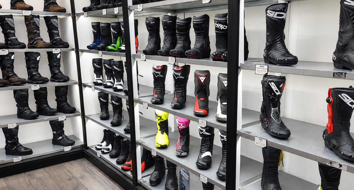 Moto Central showroom featured image for the RaceLeathers comparison