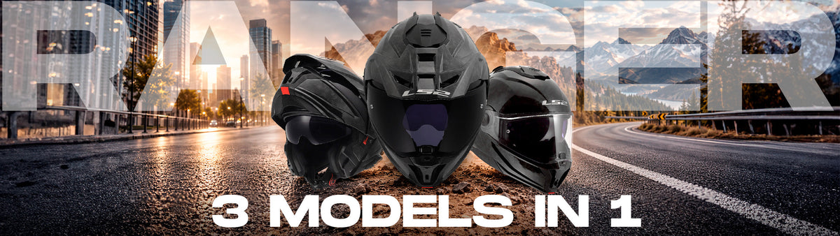 LS2 FF909 Ranger carbon modular adventure helmet