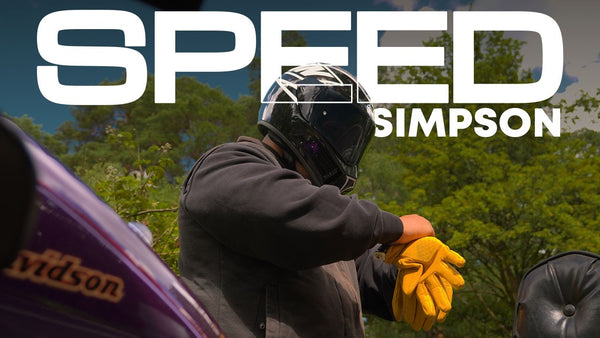 Simpson Speed Helmet: Distinctive Style with Road-Ready Features - FREE UK Shipping, FREE 365 Day Returns | Moto Central