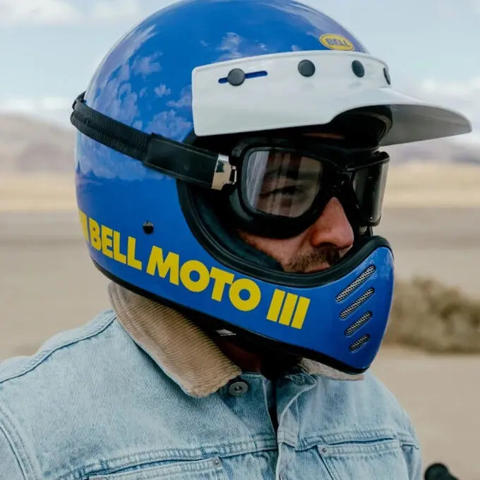 Bell Moto-3 Helmet - Iconic Off-Road Heritage with Timeless Style - FREE UK Shipping, FREE 365 Day Returns | Moto Central