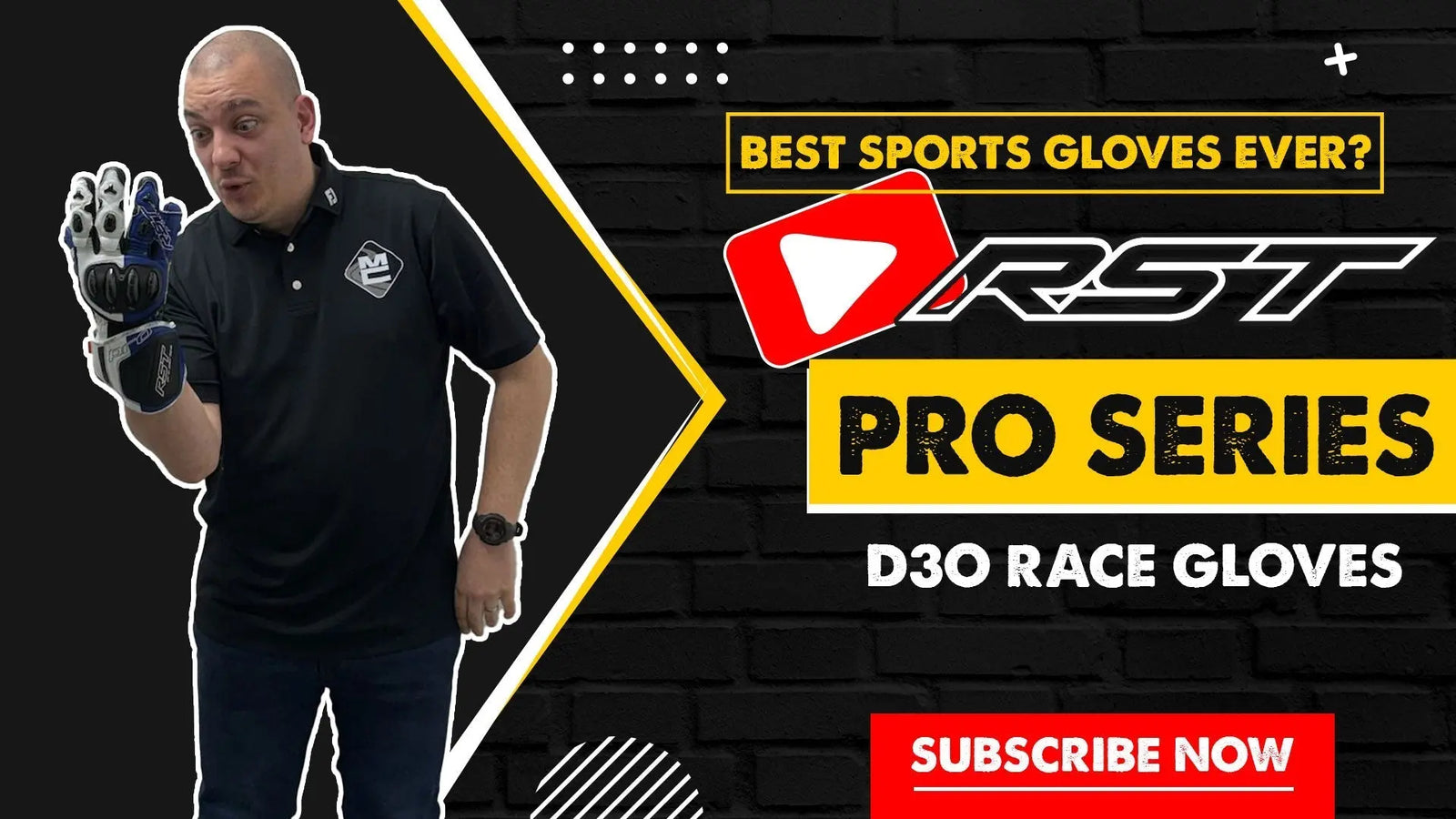 RST Pro Series GP D3O Gloves Review - Race Protection Without the £300 Price Tag - FREE UK Shipping, FREE 365 Day Returns | Moto Central