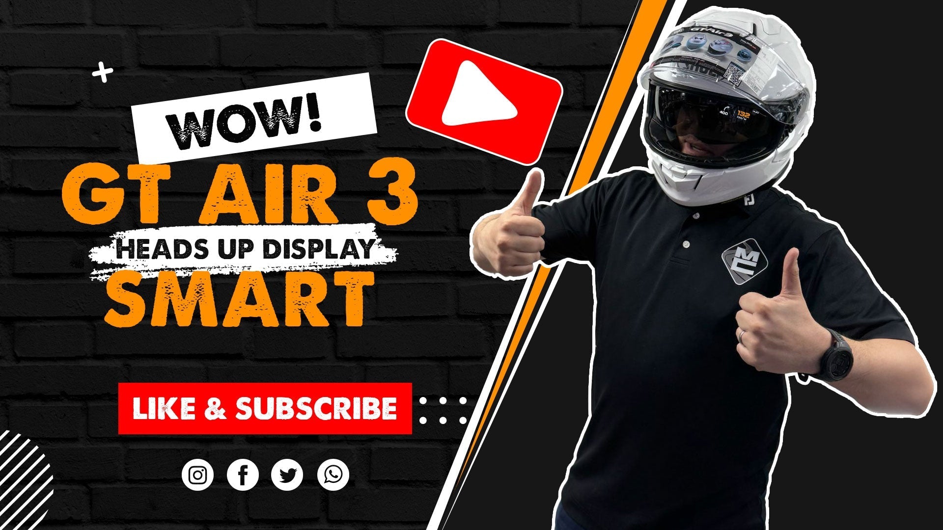 Shoei GT-Air 3 Smart - The First Motorcycle Helmet With a Built-In Heads-Up Display?