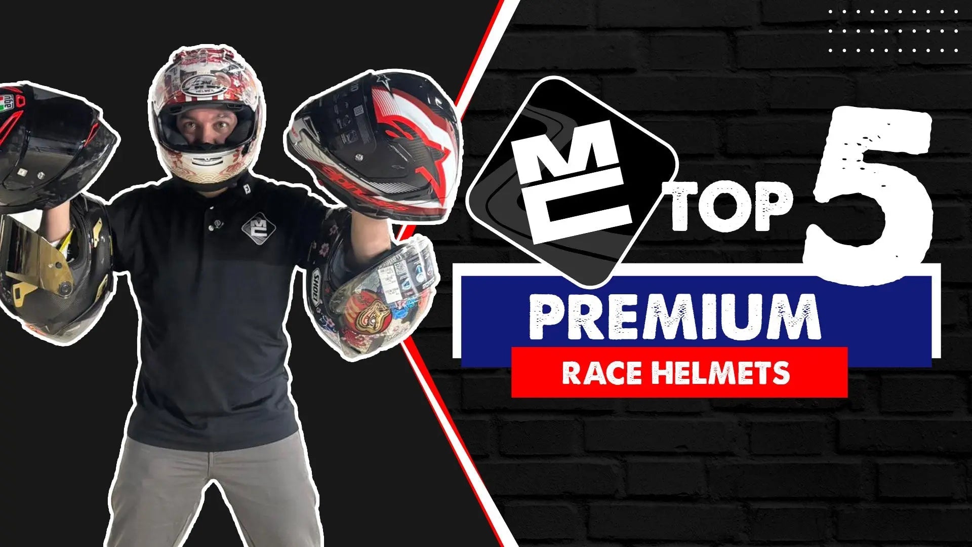 Top 5 Race Motorcycle Helmets - Our Favourite Track-Focused Lids Right Now