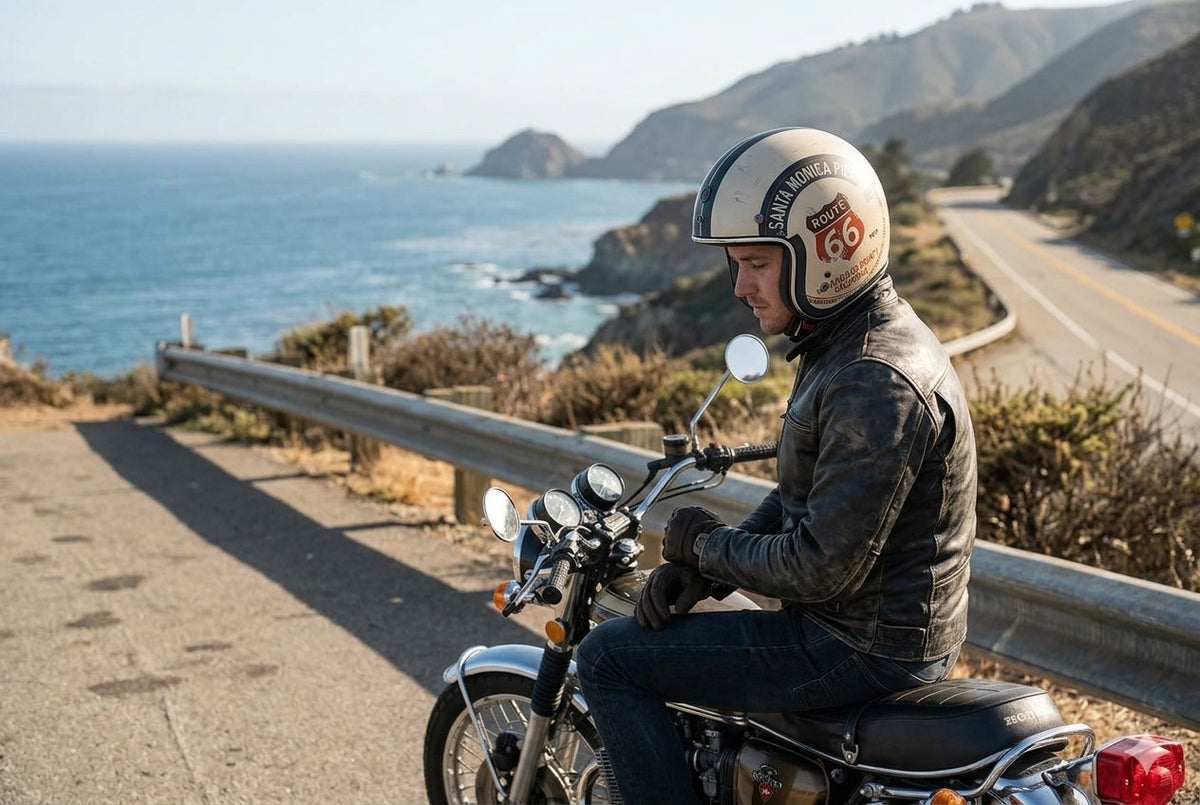 Torc T-50 ECE Retro Helmet Review: Classic Open-Face Style with Modern Protection - FREE UK Shipping, FREE 365 Day Returns | Moto Central