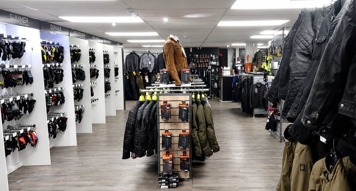 Moto Central showroom featured image for riders visiting from Oadby