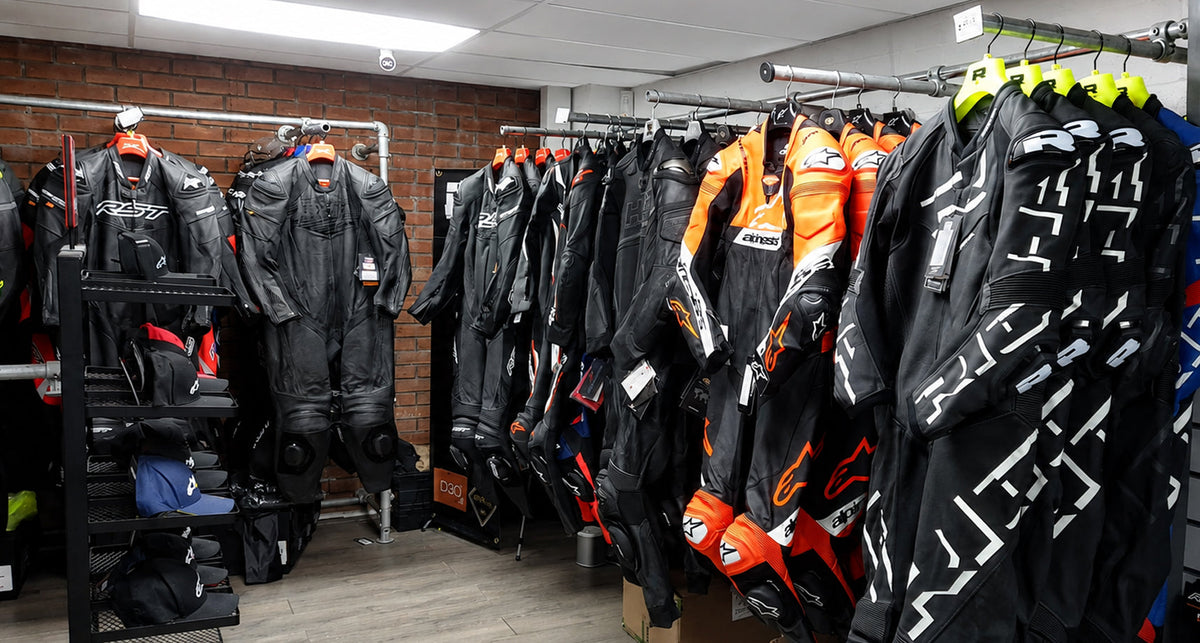 Moto Central destination motorcycle clothing and helmet showroom for Stockport riders